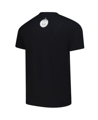 Men's Black Paris Saint-Germain 2025 s of Europe Triomphe T-Shirt