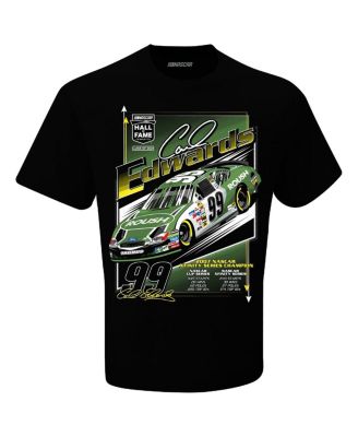 Men's Black Carl Edwards NASCAR 2025 Hall of Fame Inductee T-Shirt