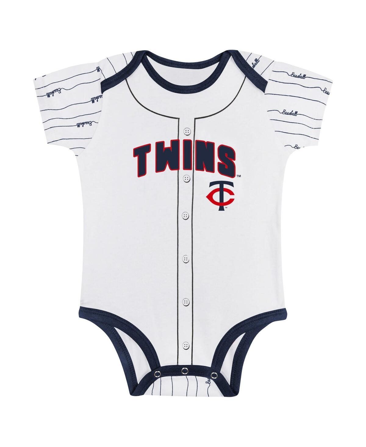Outerstuff Big Boys And Girls Minnesota Twins Play Ball 2-pack Bodysuit Set In Multi