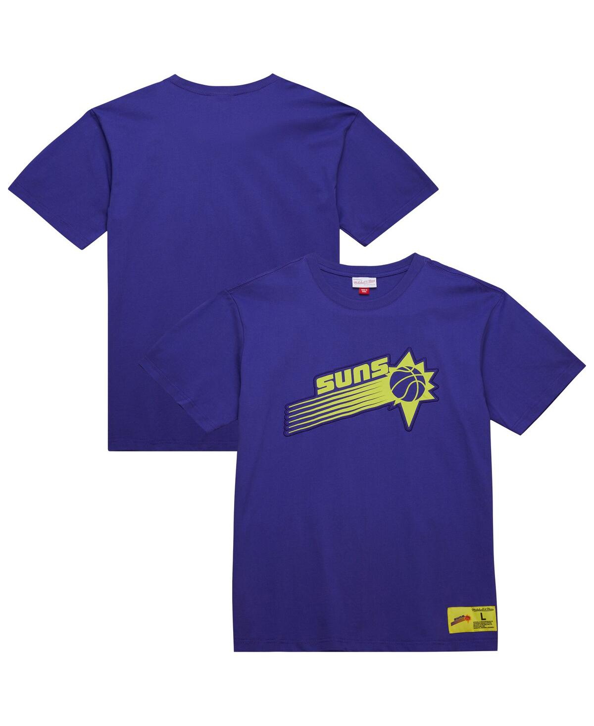 Men's Purple Phoenix Suns Hardwood Classics Neon Nights Premium T-Shirt - Purple