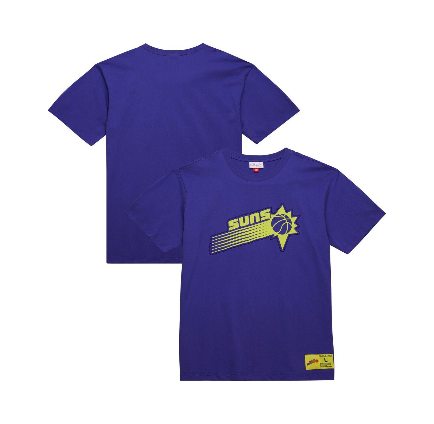 Men's Purple Phoenix Suns Hardwood Classics Neon Nights Premium T-Shirt