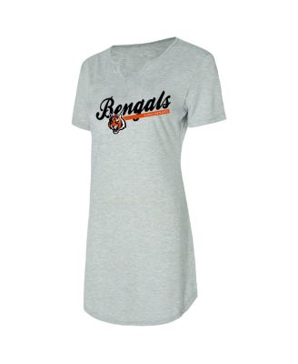 Women's Gray Cincinnati Bengals Petition Knit Nightshirt