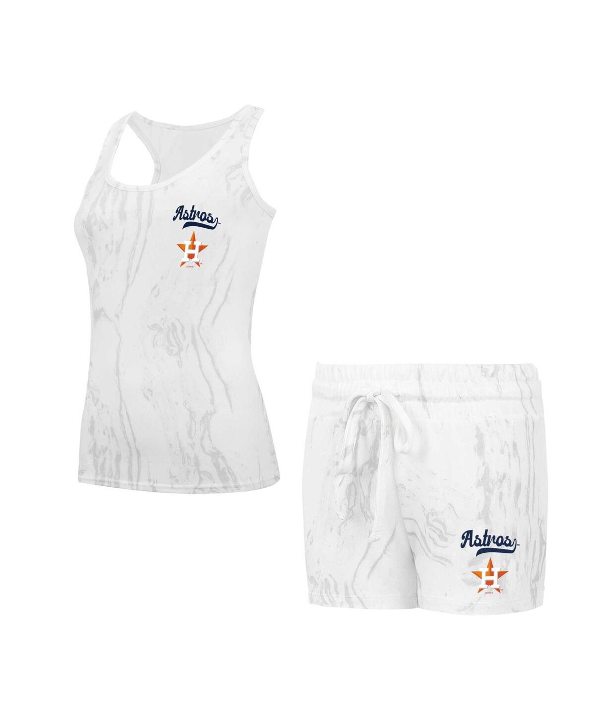 Concepts Sport Women's 2-pieace Houston Astros Quartz Tank Top And Shorts Set In Multi