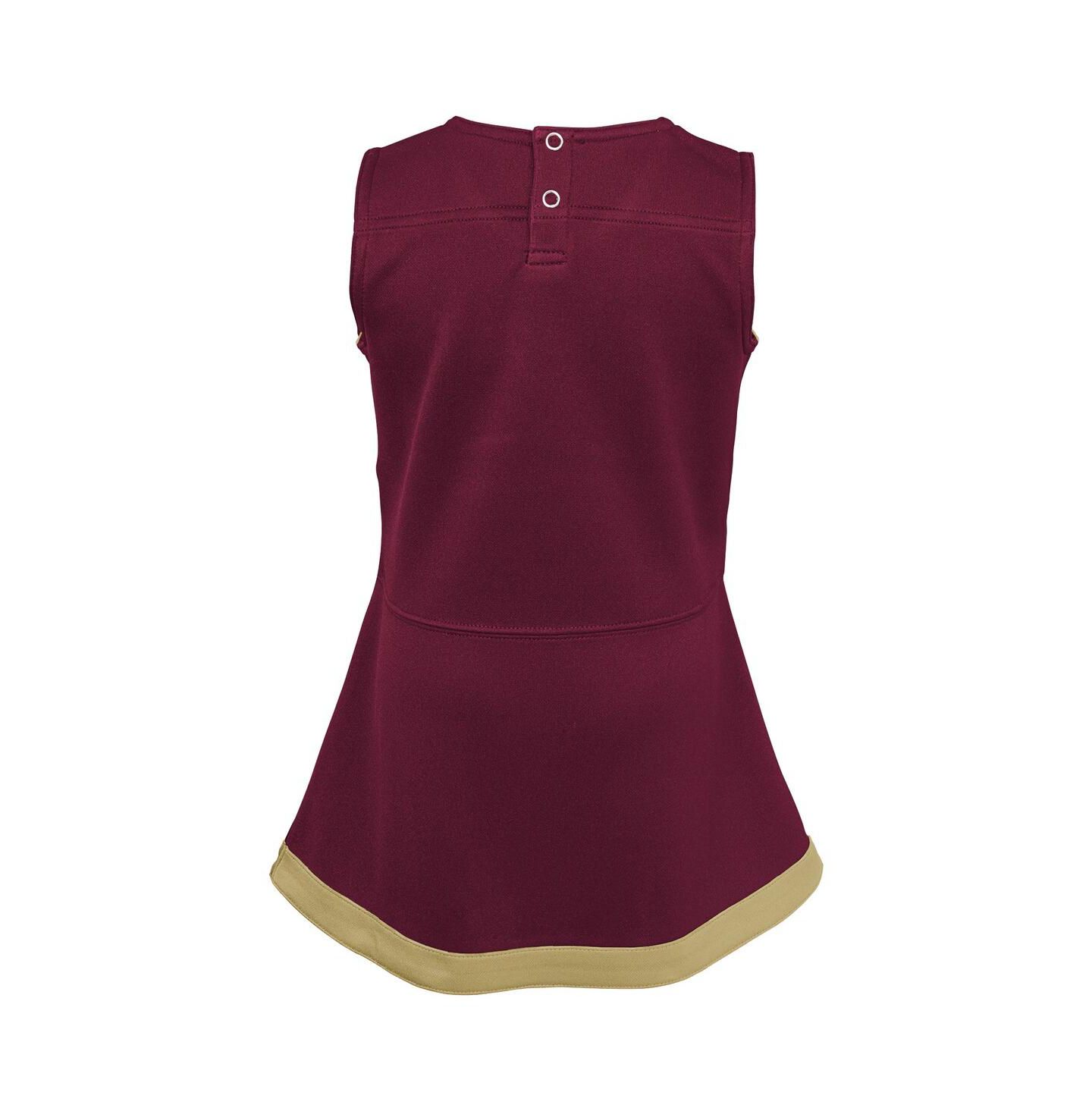 Платье Outerstuff Garnet Florida State Seminoles Cheer Captain Jumper Dress для девочек — фото 2