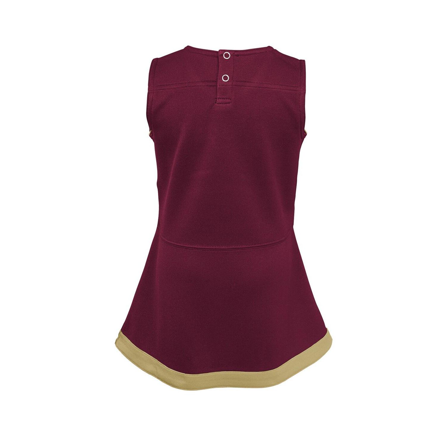 Big Girls Garnet Florida State Seminoles Cheer Captain Jumper Dress