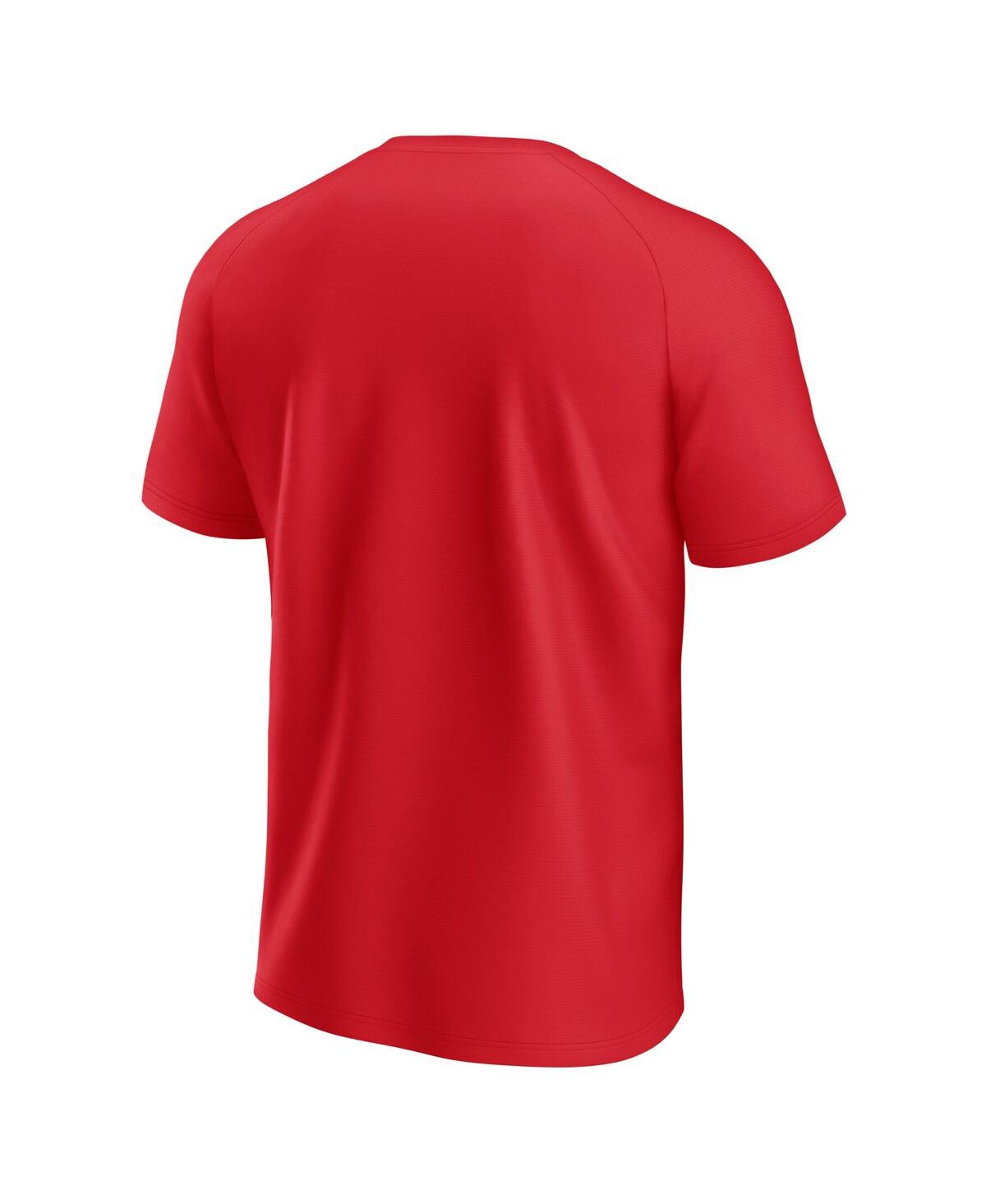 Fanatics Men's Red St. Louis Cardinals Raglan T-shirt In Red