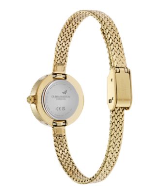 Women's Finery Gold Tone Stainless Steel Mesh Bracelet Watch, 20mm