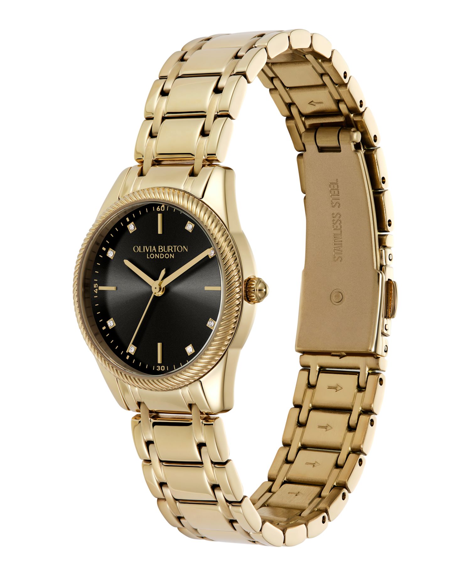 Women's Egerton Gold Tone Stainless Steel Bracelet Watch, 28mm