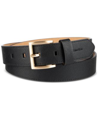 Calvin Klein - Geometric Saffiano Dress Belt