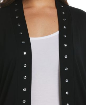 Plus Size Open Front Cardigan Sweater