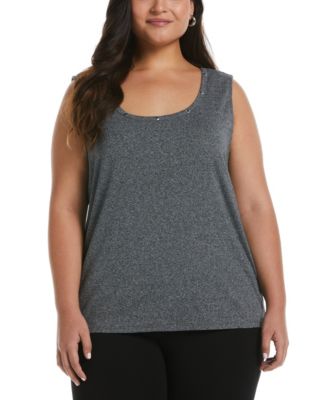 Plus Size Crew Neck Tank Top