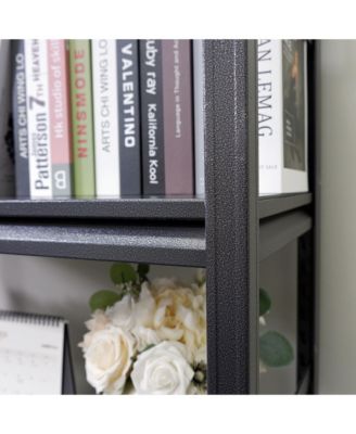 Storage Shelves 5 Tier Heavy Duty Metal Shelving Unit Adjustable Shelving Units and Storage Rack Kitchen Garage Shelf H78  W47.2  D18