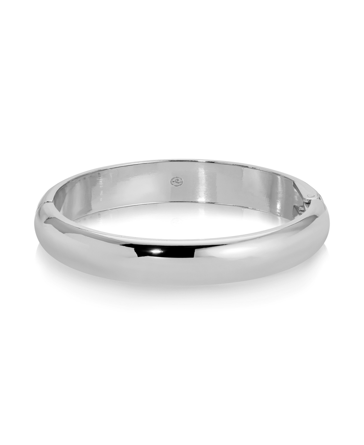 Simple Single Stack Bangle - Silver