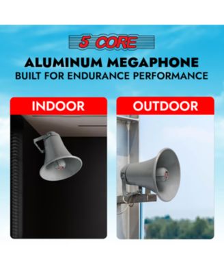 5Core PA Speaker Pair 200W Bull Horn Loud Audio Indoor Outdoor Speakers System 8Ohm Reflex Megaphone - UHC 150 2Pcs