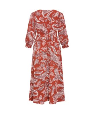 Plus Size Jessie Print Maxi Dress