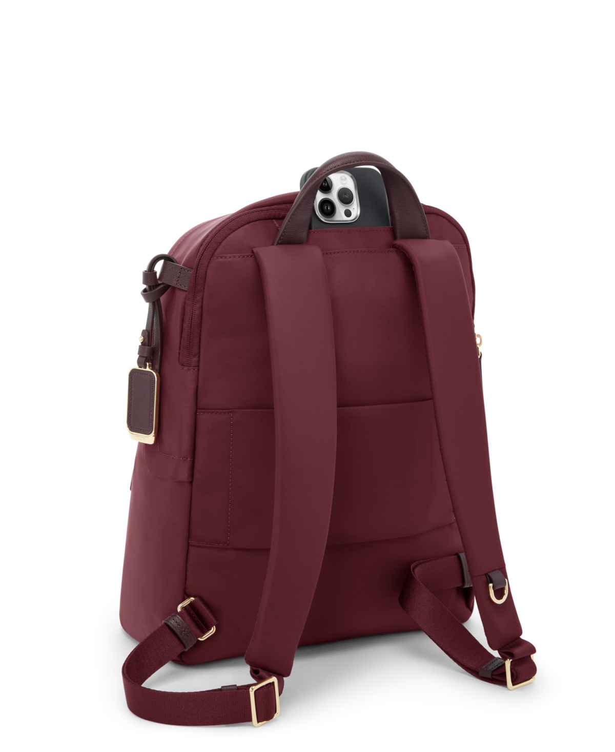 Tumi Voyageur 14.5" Halsey Travel Backpack In Burgundy