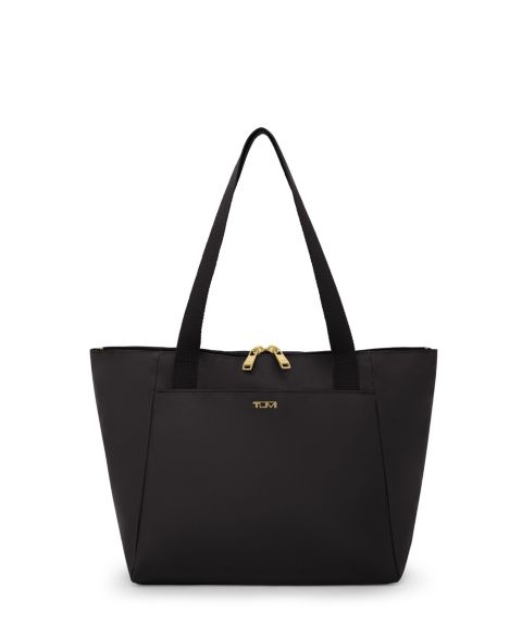 Сумка TUMI Voyageur 10" Just In Case Packable Travel Tote, Small, цвет: Чёрный / Золотой