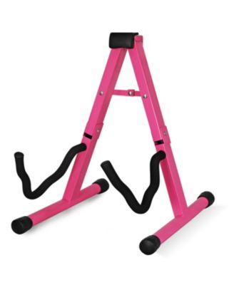Guitar Stand 2PC A Frame w Soft Foam Arm Non Slip Rubber for Acoustic Electric Bass