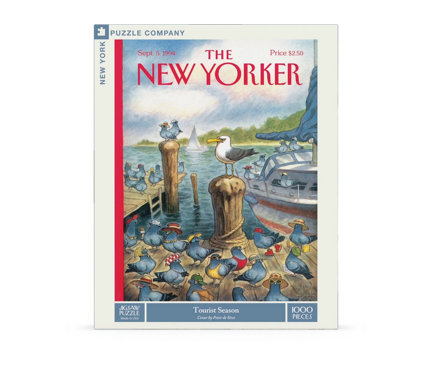 Детский пазл New York Puzzle Company Tourist Season 1000 Piece Puzzle, Ages 10+ — фото 1