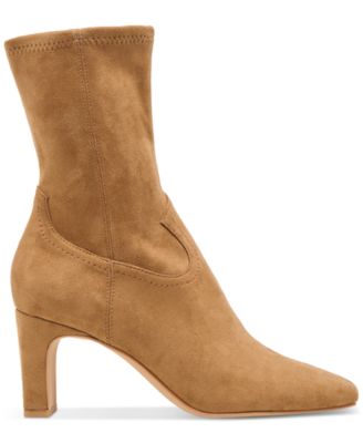 Women's Roan Square-Toe Pull-On Stretch Dress Booties