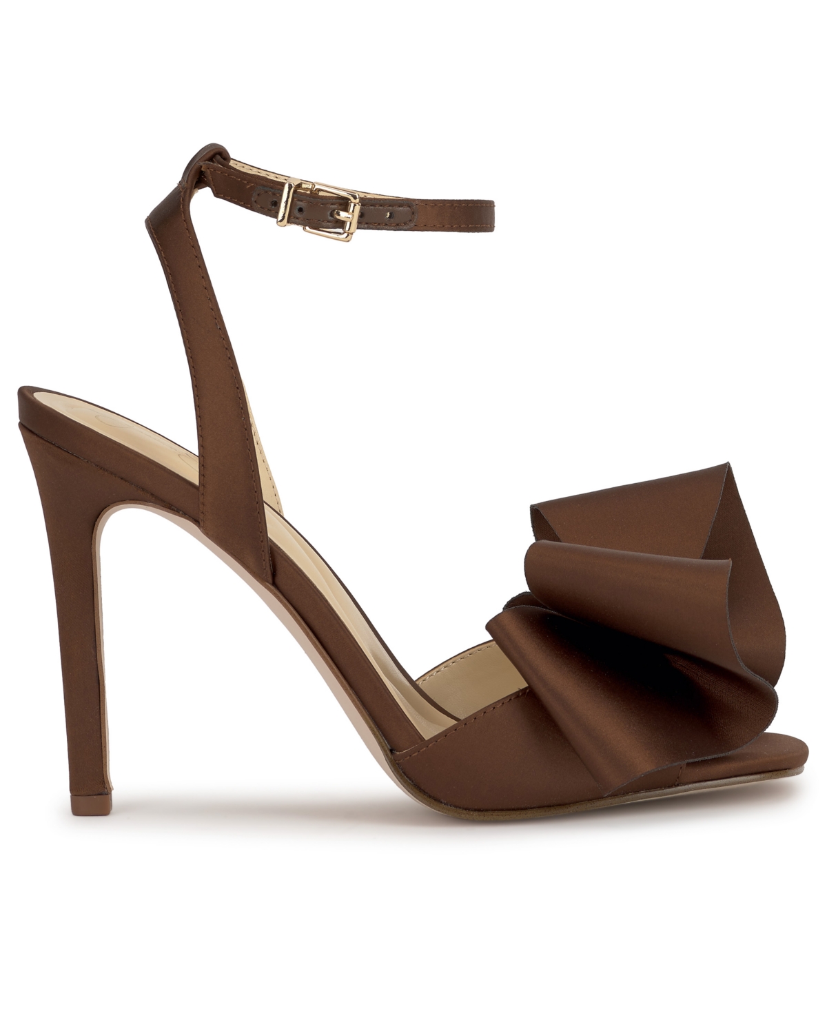 Jessica Simpson Women's Olivine Bow High-heel Stiletto Dress Sandals In Brown