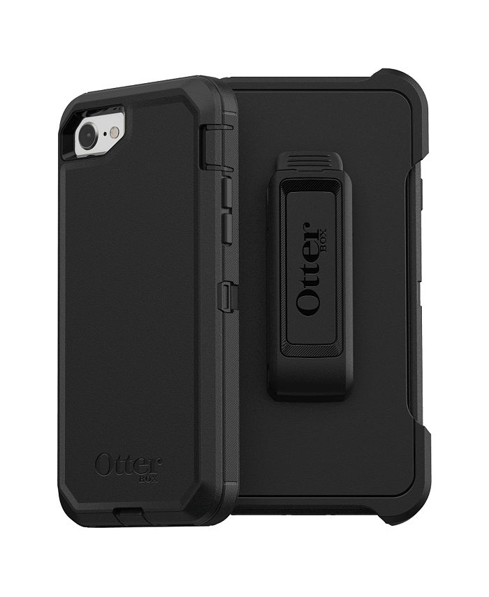 OtterBox Defender Case for Apple iPhone SE 2022 / SE 2020 / 8 / 7-Black - Black - 1 Count