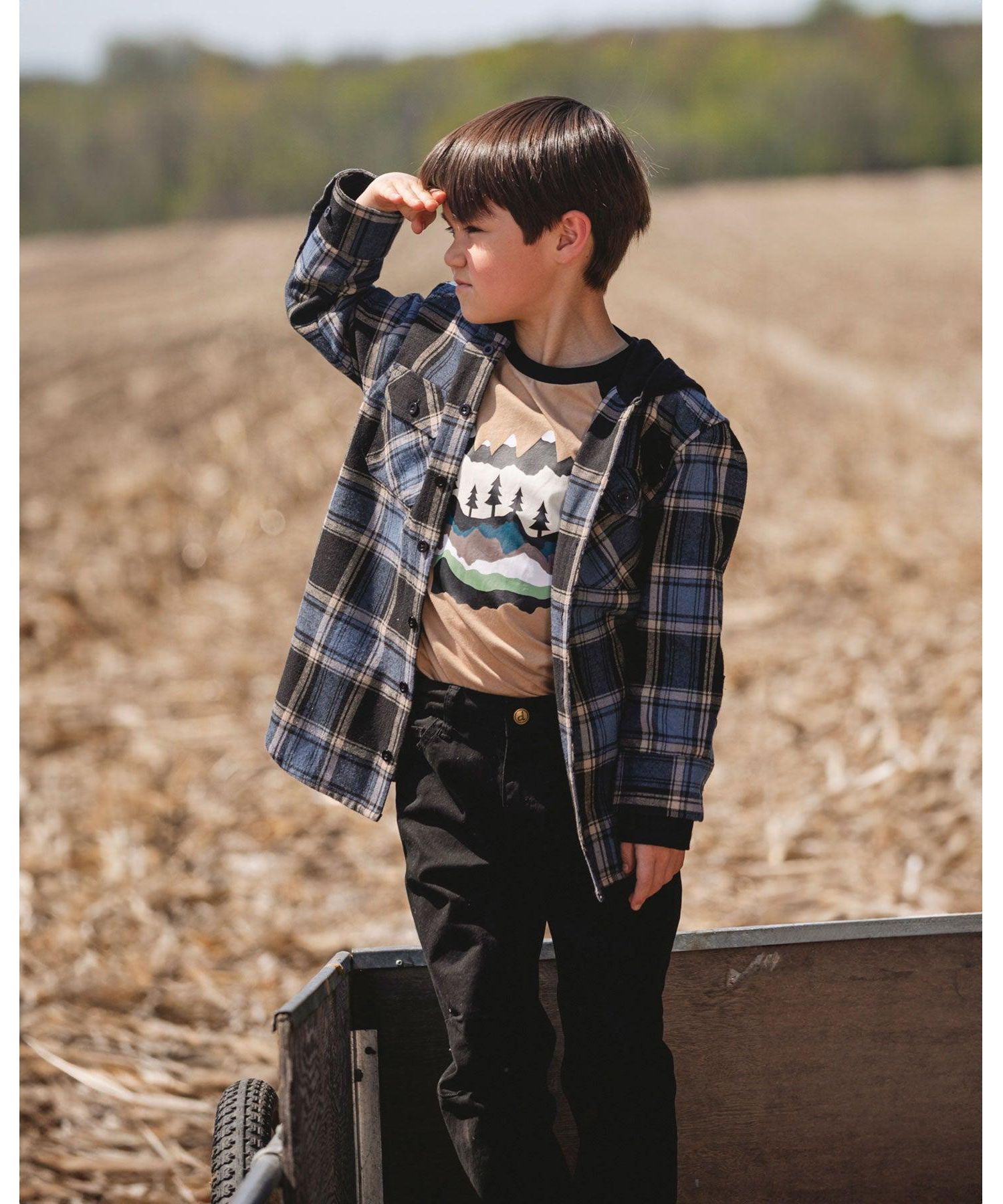 Baby Boy Stretch Twill Pants Black - Baby