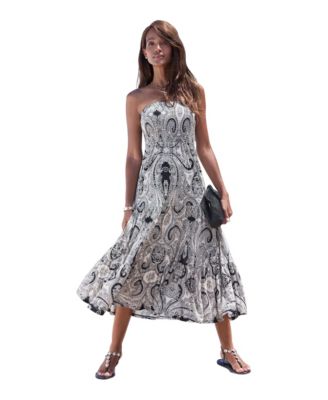 Women's Convertible Tiered Dress