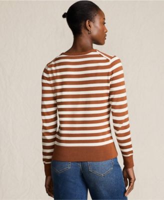 Women's Fine Gauge Cotton Cardigan Sweater