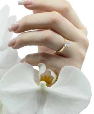 GSI Certified Diamond Solitaire Engagement Ring (1 ct. t.w.) in 14k White or  Yellow Gold