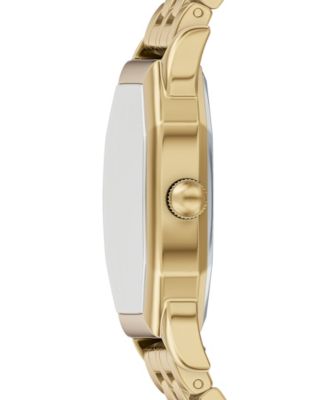 Women's Harlow Three-Hand Gold-Tone Stainless Steel Watch, 27mm