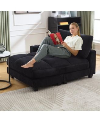 Sleeper Sofa Couch Bed Oversized Chaise Lounge Chair Cozy Cloud Couch