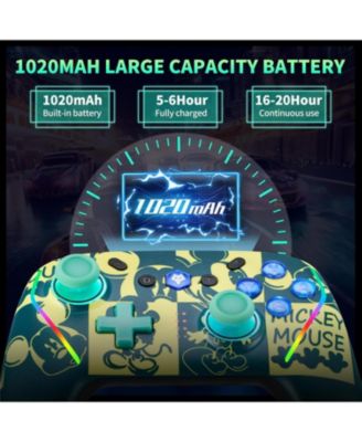 Wireless Switch 2 Controller for Nintendo Switch/Lite/OLED, Mouse Touch Back Buttons, Turbo, 6-Axis Gyro, Programmable, Wake Function