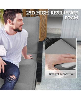 2PCS Chaise Lounge Chair Cushion, 76" x 23"