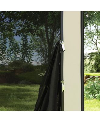 6' x 6' Pop Up Screen Tent, UPF50+ Camping Gazebo w/ Carry Bag,