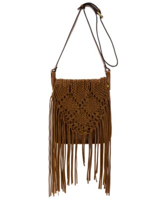 Patricia Nash - Mara Small Woven Leather Flap Crossbody