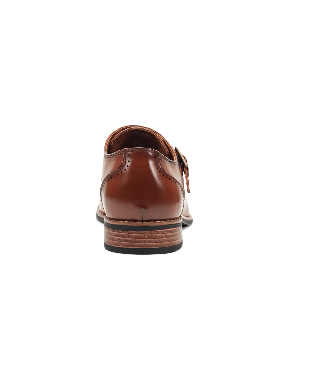 Kenneth Cole Reaction Cheer One Buckle Monk Shoe In Brown