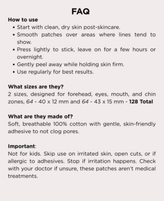 Functional Face Tape