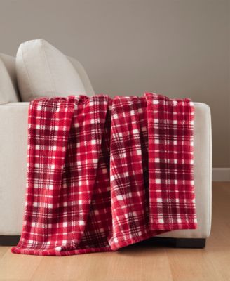 Cozy Plush Printed Throw, 50" x 70", Exclusively at Macy’s
