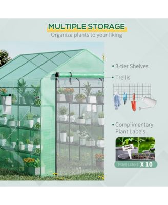 Portable Walk-in house with Zipper Door, Shelf,