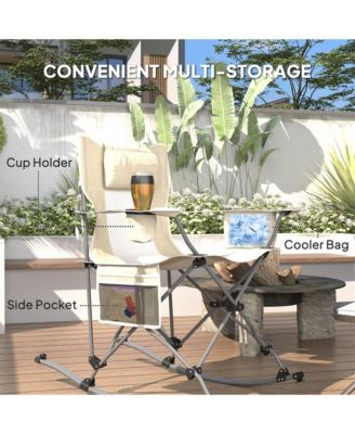 Camp Chairs for Adults, 2 Pack Outdoor Folding Chairs,