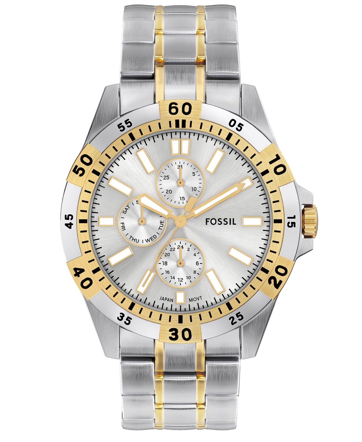 Men's Garrett Multifunction Two-Tone Stainless Steel Watch, 44mm - Two-Tone