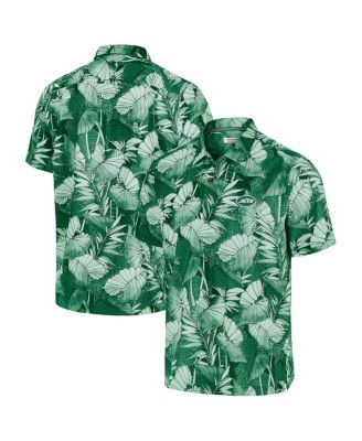 Tommy Bahama - Men's Green New York Jets Big Tall Coast Nuevo Fronds IslandZone Button-Up Shirt