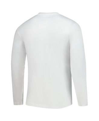 Men's White Minnesota Twins Press Box Long Sleeve T-Shirt