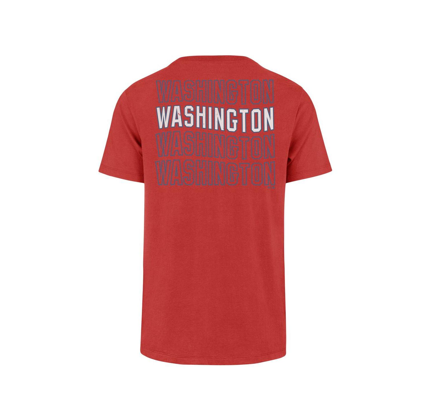 Men's Red Washington Nationals Hang Back Franklin T-Shirt