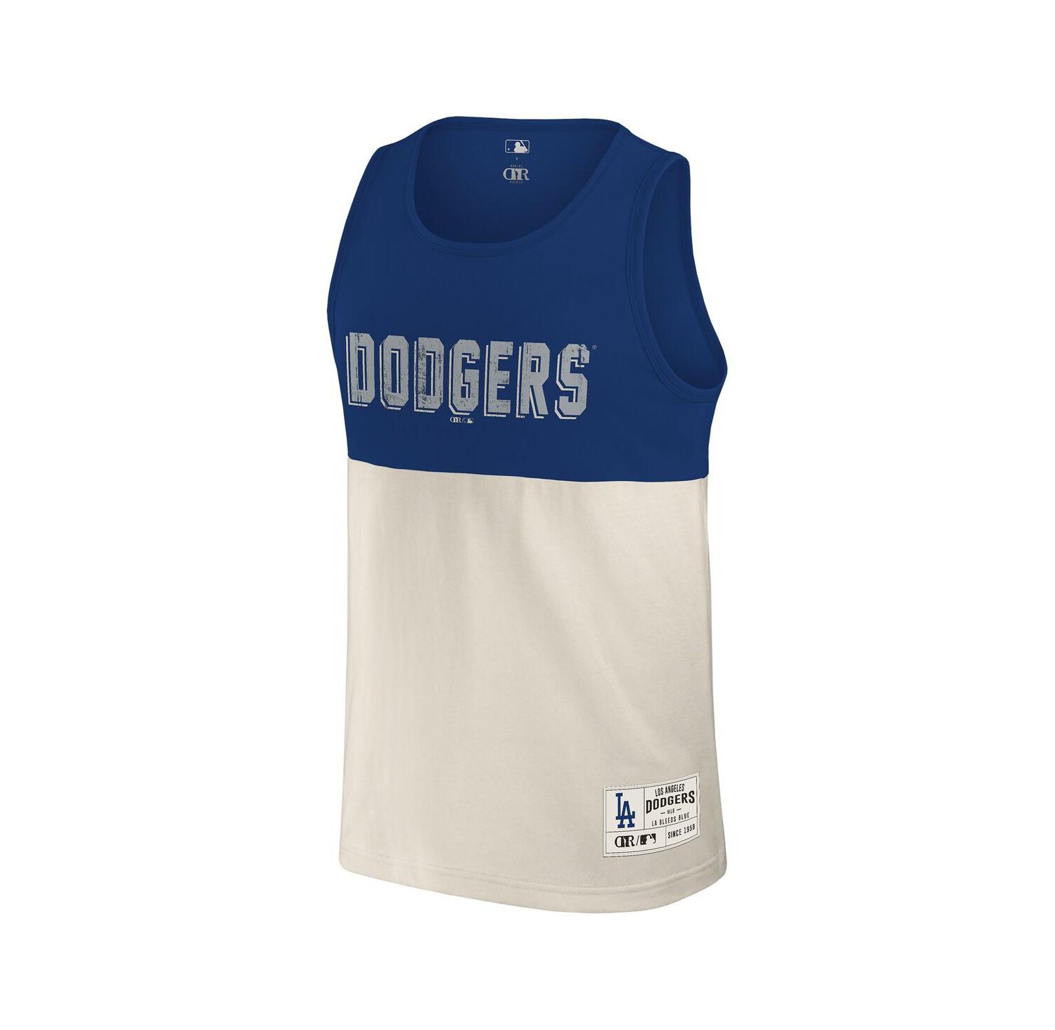 Darius Rucker Collection by Men's Royal Los Angeles Dodgers Color Block Tank Top