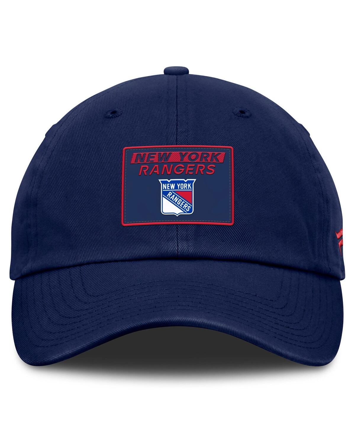 Fanatics Men's Navy New York Rangers Authentic Pro Prime Adjustable Hat In Blue