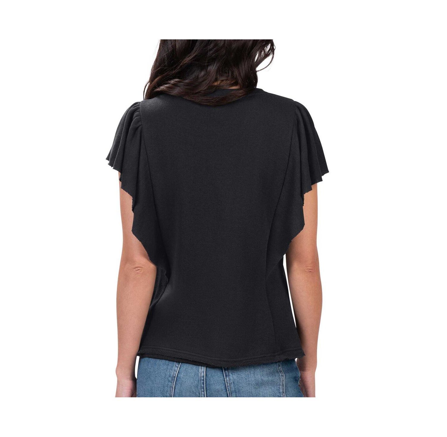 Women's Black Colorado Rockies Crowd Wave T-Shirt