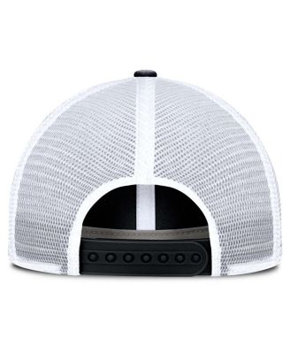 Men's Black/White Chicago Blackhawks Averie Trucker Adjustable Hat