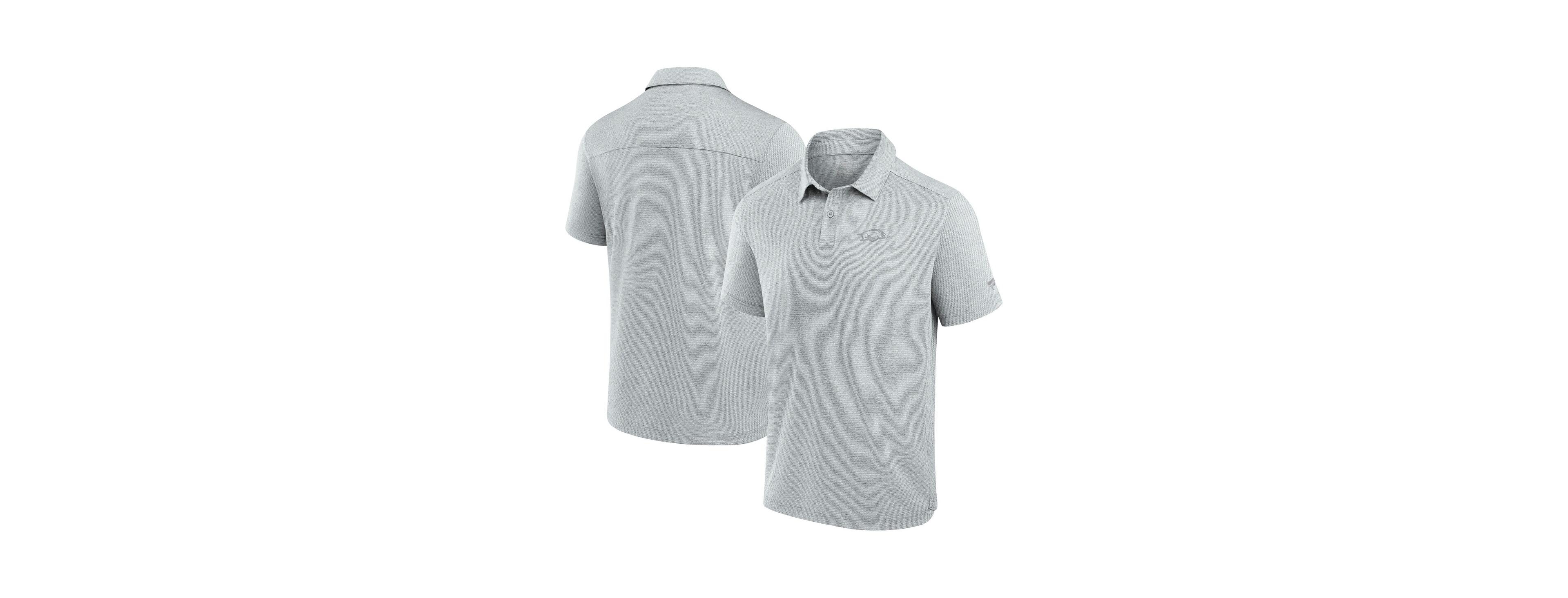 Fanatics Men's Gray Arkansas Razorbacks Performance Polo Shirt